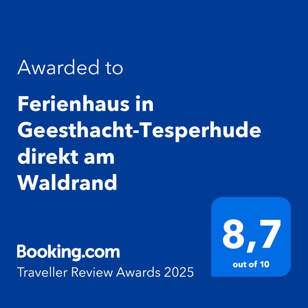 Ferienhaus In Geesthacht-Tesperhude Direkt Am Waldrand المظهر الخارجي الصورة